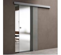 Porte coulissante intérieur 77,5x205cm Sogood Amalfi TS12-775 porte glissante opaque avec poignée ronde