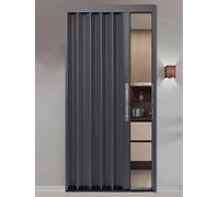 Porte coulissante intérieure pliable en aluminium pour salle de bain - Étanche - Solution d'économie d'espace