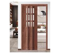 Porte coulissante pliante avec poignée pour séparation de pièce, placard, salle de bain, cuisine, couloir