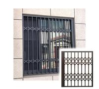 Porte coulissante pliante de sécurité pour fenêtre coulissante - Panneau coulissant invisible pour balcon - Pour la maison et le bureau (60 x 80 cm) - Améliorez votre espace
