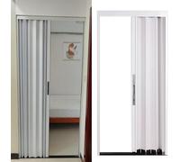 Porte coulissante pliante pour placard, solution de séparation de pièce pour bureau, cuisine, chambre d'enfant, couloir