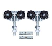 Porte Coulissante Roue Suspendue Poulie De Suspension Rouleau Porte En Verre Quincaillerie Accessoire Facile À Installer Conception À Double Roue En Fer Durable Pour Portes De