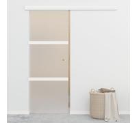 Porte Coulissante Verre ESG et Aluminium 90x212 cm Suspendue Intérieur vidaXL