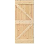 Porte Coulissante - VIDAXL - 80x210 cm - Bois de Pin Massif - Installation Facile - Durable