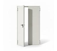 Porte coupe-feu 1 porte réversible anti-panique REI 120 anti-incendie (140 x 215 - 2 portes 100 + 40 - avec poignée)