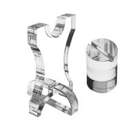 Porte-coupe-légumes en acrylique - Organisateur de bureau, étagère d'affichage transparente | Étui de rangement multifonctionnel pour couteaux, coupe-couteaux d'artisanat et services publics,