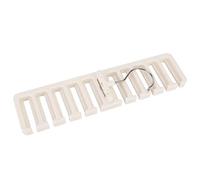 Porte-Courbe à Croix Rotative Habilleur de Courroie Multicouche Organisateur de Placard Régaie des Liens, Grande capacité, Matériau ABS pour la Garde-Robe Domestique (Beige)