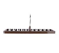 Porte-Courbe à Croix Rotative Habilleur de Courroie Multicouche Organisateur de Placard Régaie des Liens, Grande capacité, Matériau ABS pour la Garde-Robe Domestique (Brown)