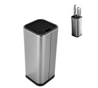 Porte-couteau, comptoir d'organisateur de rangement de blocs de blocs de couteau universel en acier inoxydable pour cuisine