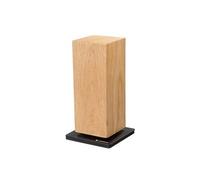 Zassenhaus SPIN Bloc à couteaux magnétique pour 8 couteaux - Porte-couteaux en bois magnétique - Utilisable multi-côtés - Rotatif - Pour couteaux à viande, hachoir et plus encore - 13 × 13 × 25,5 cm -