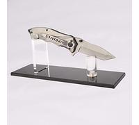 Porte - couteau Pocket knife présentoir acrylique Pocket knife affichage Single knife stand stratégie de survie présentoir Outdoor knife Home Improvement affichage (Noir 1 sept)