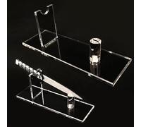 Porte - couteau Pocket knife présentoir acrylique Pocket knife affichage Single knife stand stratégie de survie présentoir Outdoor knife Home Improvement affichage (Transparent1 sept)
