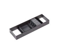 Porte-couteau pour tiroir Orderbox - 150x470mm - Gris - Acier et bois EMUCA