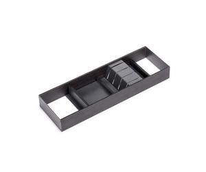 Porte-couteau pour tiroir Orderbox - 150x470mm - Gris - Acier et bois EMUCA
