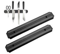 Porte couteaux aimanté cuisine 2 pieces 33 cms barre magnetique couteaux outils barre aimantée porte couteaux aimant couteau mural support couteaux aimanté barre aimantée