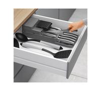 Porte-couteaux Blade-Fit, en PP, gris
