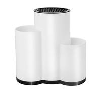 Porte-couteaux, couverts intégrés en PP 478g | Plateau de drainage pour porte-couteaux de cuisine de grande taille pour la maison, cet organisateur d'outils robuste et stable fournit une conservation