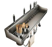 Porte-Couteaux de Cuisine - Support De Rangement À Fixation Murale Sans Perçage | Étagères et Rangements de Cuisine | Pour Comptoir, Armoire, Bar, Maison Familiale, L'Intérieur Et Les Couvert