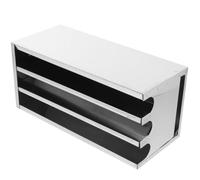 Porte-couteaux Magnétique en Acier Inoxydable à Fentes Multiples Cuisine | Base Aimantée, Coins Arrondis, Bords Lisses, Ventilation, Stabilité Plan de Travail, pour Couteaux et Ciseaux