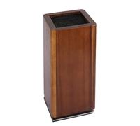Porte-couteaux magnétique - Support double face en bois rotatif à 360 °, bloc de rangement magnétique solide avec design en bois de qualité supérieure | Organiseur peu encombrant pour chefs, cuisine