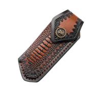 Porte-couteaux multifonction en cuir sécurisé avec clip de ceinture réglable pour le camping, étui de transport pour cutter en cuir