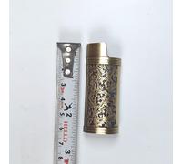 Porte-Couvercle De Briquet À Gaz Blindé En Métal,Pocommuniste,Étui À Briquet,Protection Générale Du Corps En Plastique,Creux,Arabesque,J3,J5,J6 - Type J5-Bronze