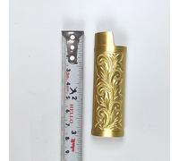 Porte-Couvercle De Briquet À Gaz Blindé En Métal,Pocommuniste,Étui À Briquet,Protection Générale Du Corps En Plastique,Creux,Arabesque,J3,J5,J6 - Type J3-Gold