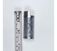 Porte-Couvercle De Briquet À Gaz Blindé En Métal,Pocommuniste,Étui À Briquet,Protection Générale Du Corps En Plastique,Creux,Arabesque,J3,J5,J6 - Type J5-Silver