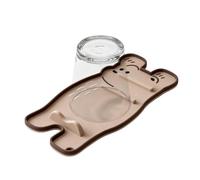 Porte-couvercles étagère antidérapante avec design animal esthétique