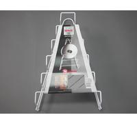Metaltex Porte-couvercles Kiwi 6 places blanc Quickbox