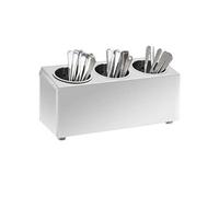 Vidaxl Porte-Couverts 3 Grilles Rectangulaire Acier Inoxydable