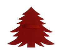Porte-couverts d'arbre de Noël - Sac de rangement 4pcs | Ensemble de pochettes de vaisselle portable | Décoration de table à manger festive pour les fêtes de vacances, repas en famille, cuisine, céléb