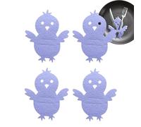 Porte-couverts pour poulet, sac à couverts de Pâques, 4 pièces, porte-couverts, fourchette, porte-couverts, sac, couteau, étui à ustensiles pour table à manger et mariage, lilas, Voir description,