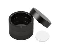 Porte-craie de billard compact en alliage d'aluminium à 4 sections | Alliage d'aluminium, design à 4 sections, s'adapte aux craies rondes et octogonales, compact 3,20 x 3,10 cm, format de poche
