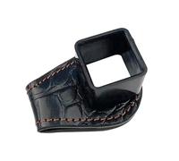 Porte-craie de billard - Porte-craie magnétique - Design en cuir synthétique - Sac de rangement portable