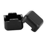 Porte-Craie de Piscine, Porte-Craie, Porte-Craie de Queue de Billard avec Capuchon Amovible, Mini Porte-Craie Portable en Aluminium de 3 Cm pour Les Amateurs de Billard (Black)
