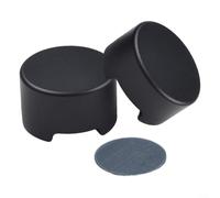 Porte-craie magnétique en alliage d'aluminium pour queue de billard, snooker et queue de billard qui garantit que la craie reste sèche et sécurisée (noir)