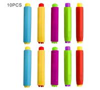Porte-Craie Portable En Plastique Coloré,Antidérapant,Pour Enseignant,Bureau,École,Tableau Noir,Presse À Dessin,Accessoires Réglables,10 Pièces