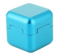 Porte-craies portable en aluminium pour mini-queues de billard (bleu)