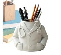 Porte-Crayon De Bureau Rangement Créatif Forme Blouse Docteur Imprimé 3D