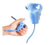 Porte-crayon d'écriture - Pinces à crayons de 11 cm pour , poignée d'écriture en silicone, entraîneur de position des doigts, support à poignée souple, accessoire d'apprentissage | Design color