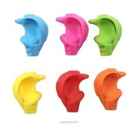 Porte-Crayon En Silicone À Deux Doigts, 6 Pièces, Pour Bébé, Apprendre À Écrire, Stylo, Ja19 21, Livraison Directe