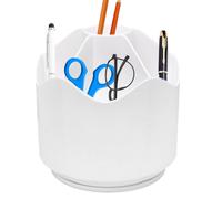 Porte-Crayon Rotatif À 360 Degrés - Organiseur De Maquillage Rotatif, Pots À Crayons, Porte-pinceaux De Maquillage avec 6 Compartiments pour Fournitures De Maison, Rangement De Bureau Et Rangement