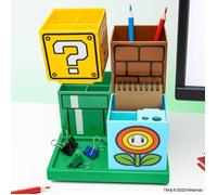 Paladone Organisateur de bureau Super Mario – Marchandise officielle Nintendo, porte‑stylos et papier