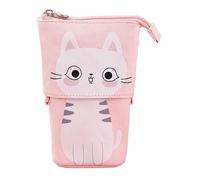 Porte-Crayon Télescopique En Toile, Porte-Crayon Avec Transformateur, Pochette À Crayons À Fermeture Éclair, Étui À Stylos À Double Usage