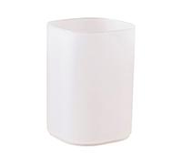 Porte-crayons Bureau En Plastique Transparent Pour Pinceaux Maquillage Pot Papeterie Fournitures Bureau Accessoires Pour Espace Travail