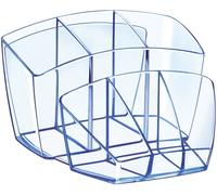 porte-crayons cep Ice Blue bleu-transparent Polystyrène 6 compartiments 14,3 x 15,8 x 9,3 cm