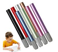 Porte-crayons en métal - Manchon allongeur en acier inoxydable | 6/8 pièces de pinces à stylo en métal | Extension de crayon à double tête pour artistes, crayons de couleur courts, crayons de couleur