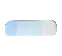 Porte-crayons en silicone - Trousse à crayons de la loi d'exécution - Grande capacité - Avec fermeture éclair - Pour cosmétiques de papeterie - Maquillage et plus encore - Pratique pour les