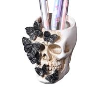 Porte-crayons gothique Halloween - Pot à crayons - Organiseur de bureau | Pot à crayons organisateur de bureau pour étudiant, écrivain, auteur, enseignant | Collector Lecturer Maison, Bureau, Dortoir